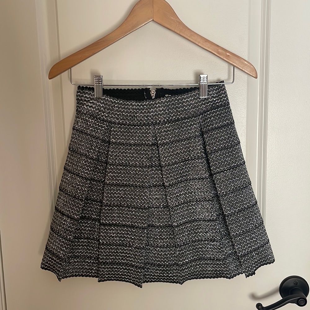 Pleated Mini Skirt